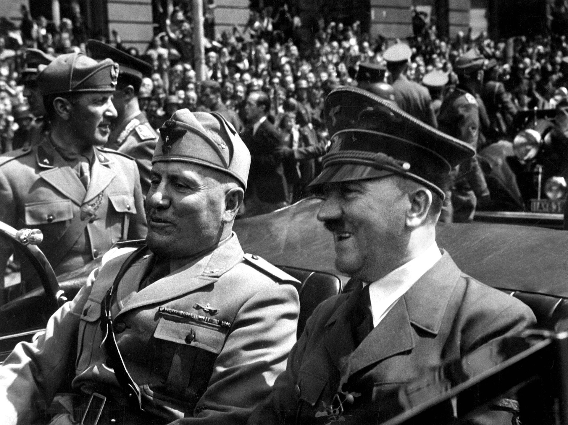 Hitler e Mussolini a Monaco nel 1940